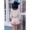 Women's Guilty Pleasure Pocketed Button Down Romper - VERY J L - 3 of 4