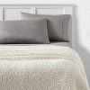 Faux Shearling Bed Blanket- Room Essentials - 2 of 3