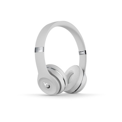 matte silver beats solo 3