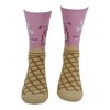 Crazy Dog Women's Hot Mess Socks Funny Sarcastic Ice Cream Graphic Novelty Footwear for Ladies - 3 of 4