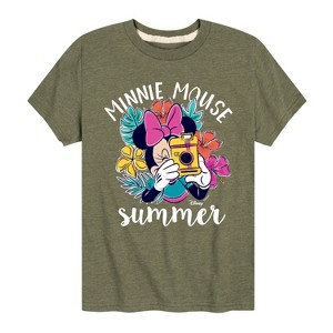 Boys' - Disney - Minnie Mouse Summer Short Sleeve Graphic T-Shirt - 1 of 4