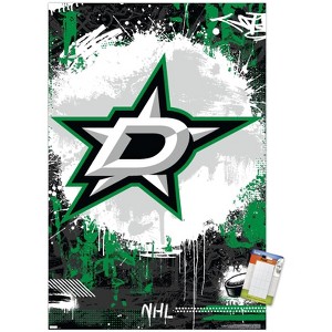Trends International NHL Dallas Stars - Maximalist Logo 23 Unframed Wall Poster Prints - 1 of 4