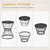 NicBex Ceramic Garden Stool with Double-Coin Knotted Ring Design, Outdoor Side Table for Patio, Versatile Patio End Table, Decorative Outdoor Table - 3 of 4