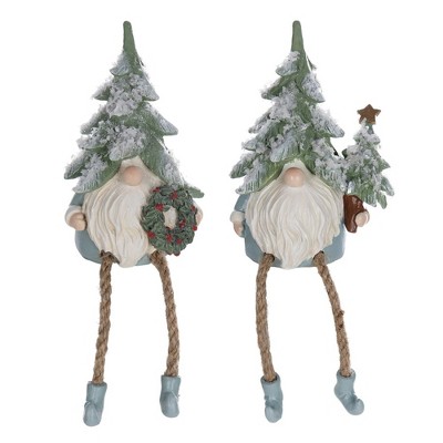 Melrose Pine Tree Gnome Shelf Sitter (Set of 6)