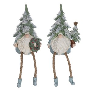 Melrose Pine Tree Gnome Shelf Sitter (Set of 6) - 1 of 2