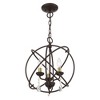Livex Lighting Aria 3 - Light Chandelier in  Bronze - 4 of 4