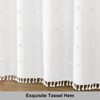 Waterproof Modern Shower Curtain with Hooks, 72"W x 72"L (Pack of 1) - 3 of 4