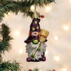Old World Christmas 4.0 Inch Witch Gnome Clever Disguise Playing Tricks Tree Ornaments - 3 of 3