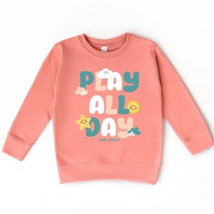 The Juniper Shop Mini Smiley Play All Day Toddler Sweatshirt - 1 of 4