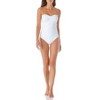 Anne Cole - Women's Twist Front Shirred One Piece Swimsuit - 4 of 4