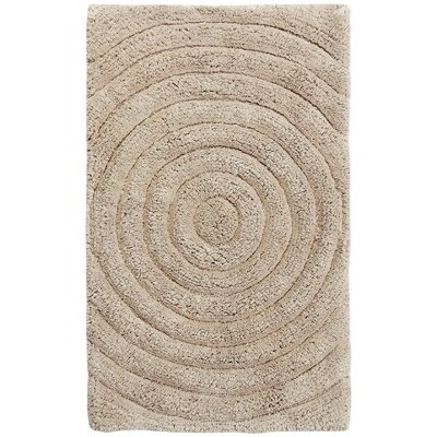 Knightsbridge Echo 220 GSF Non Skid Back Bath Rug 17" x 24" - Stone