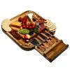 NCAA Texas University at Austin Longhorns Large Acacia Charcuterie Board with Cheese Knives - 2 of 4