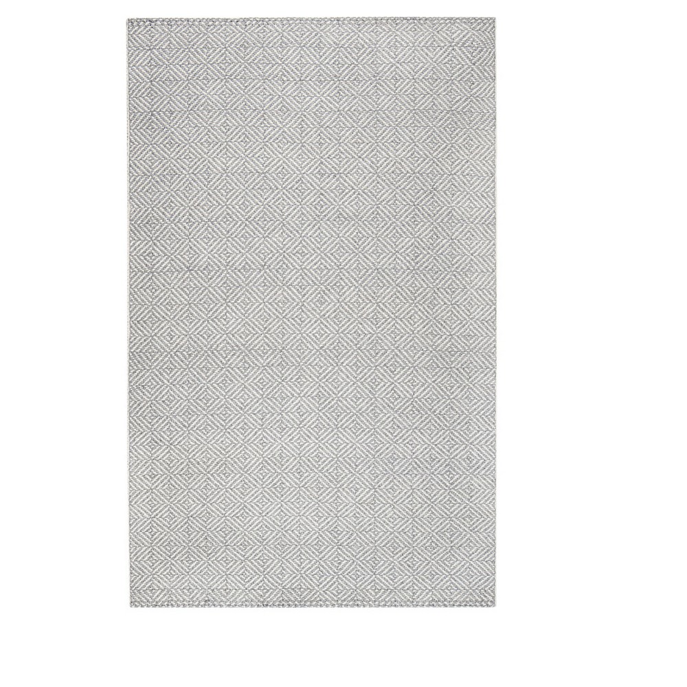 Gray Shapes Woven Runner 2'6inx8' - Anji Mountain