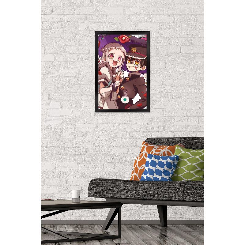 Trends International Toilet-Bound Hanako-Kun - Purple Umbrella Framed Wall Poster Prints, 2 of 7