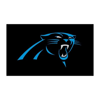 Full Color PVC Mat, 16" x 28", Carolina Panthers