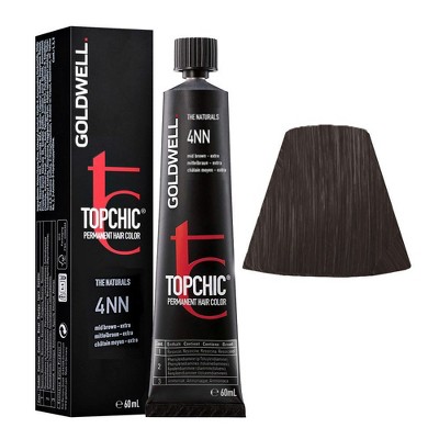 Goldwell Topchic Professional Hair Color Dye - 4nn Mid Brown Extra ...