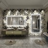 Apmir Super Bright Front & Back LED Lighted Anti-Fog Tempered Glass Bathroom/Vanity Mirror with ETL & 3-Year Warranty - 3 of 4