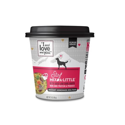 I and Love and You Stir Mix-a-Little Wet Dog Food - 3oz