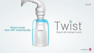 Kiinde Twist Squeeze Natural Feeding Bottle - 2ct