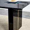 NicBex Dining Table for 4 Morden 71" Dining Room Table with Double Pedestal Base and Imitation Marble Top for Kitchen - 3 of 4