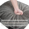 Upholstered Accent Chair Modern Boucle Dining Chairs with Ergonomic Curved Back， Soft Padded and Wood Legs for  Kitchen, Living Room - 2 of 4