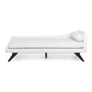 Cagle Mid Century Modern Fabric Chaise Lounge - Christopher Knight Home - 1 of 4