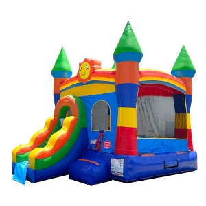 Pogo Bounce House Crossover Bounce House with Slide, No Blower - 1 of 4