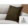 Kumasinova 1PC/2PCS 18" Square Throw Pillows with Insert,Hypoallergenic Decorative Pillows,Bed Pillows and Couch Pillows for Modern Home Decor - 3 of 4