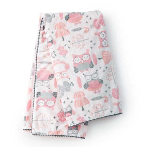 Swiggles pink best sale owl blanket