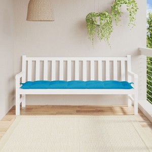 vidaXL Garden Bench Cushion Light Blue 70.9"x19.7"x2.8" Oxford Fabric - 1 of 4