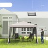 Resenkos Patio Garden Pergola, Pergola Canopy,10' x 10' Pop Up Canopy Tent with Netting,Screen House Room with Carry Bag, - 3 of 4