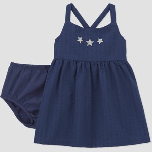 carter's navy blue dress Carters Size 12 Girls Sundress main image 1