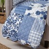 Reversible Stitched Patchwork Sofa Furniture Protector - Great Bay Home - 2 of 4