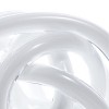 Luxury Lane Hand Blown White Infinity Knot Sommerso Art Orbit Glass Ball - 2 of 4