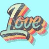 Women's Design By Humans Love By zeusshop Racerback Tank Top - 2 of 3