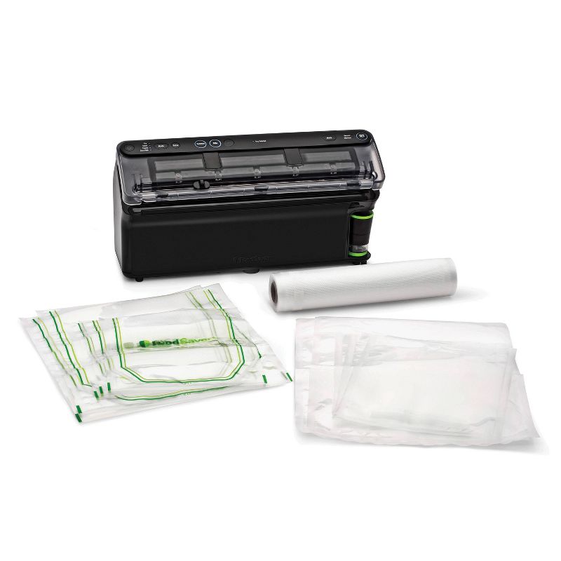 FoodSaver Elite All-in-One Liquid Plus Vacuum Sealer with Bags and Roll Black, 1 of 13