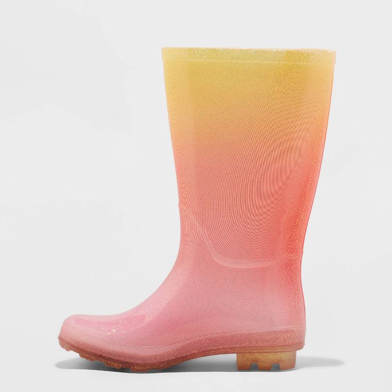 Kids' Cece Rain Boots - Cat & Jack™ Pink, 3 of 6