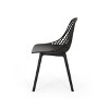 Christopher Knight Home Lily Outdoor Modern Resin Dining Chairs (Set of 2) - 4 of 4