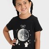 Toddler Girls' Short Sleeve Halloween Graphic T-Shirt - Cat & Jack™ Black - 2 of 4
