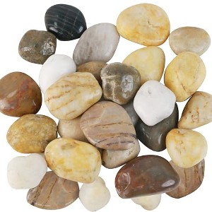 Sunnyglade 5 LBS River Rocks, 2-3 Inch Natural Pebbles for Indoor Plants, High Polished Decorative Stones Vase - 1 of 1