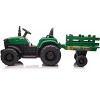 Kids Ride On Tractor with Trailer, 12V Electric Ride On Car for Kids, Dual 40W Motors, LED Headlights, USB/MP3, Battery Powered Outdoor for 3+ - 3 of 4