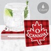 Big Dot of Happiness Canada Day - Funny Canadian Party Decorations - Drink Coasters - Set of 6 - 2 of 4