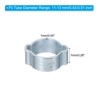 Unique Bargains Galvanized Steel Fluid Systems Fuel Petrol O Double Ear Hose Clamps 100 Pcs - 2 of 4