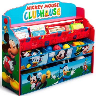 minnie mouse book and toy organizer