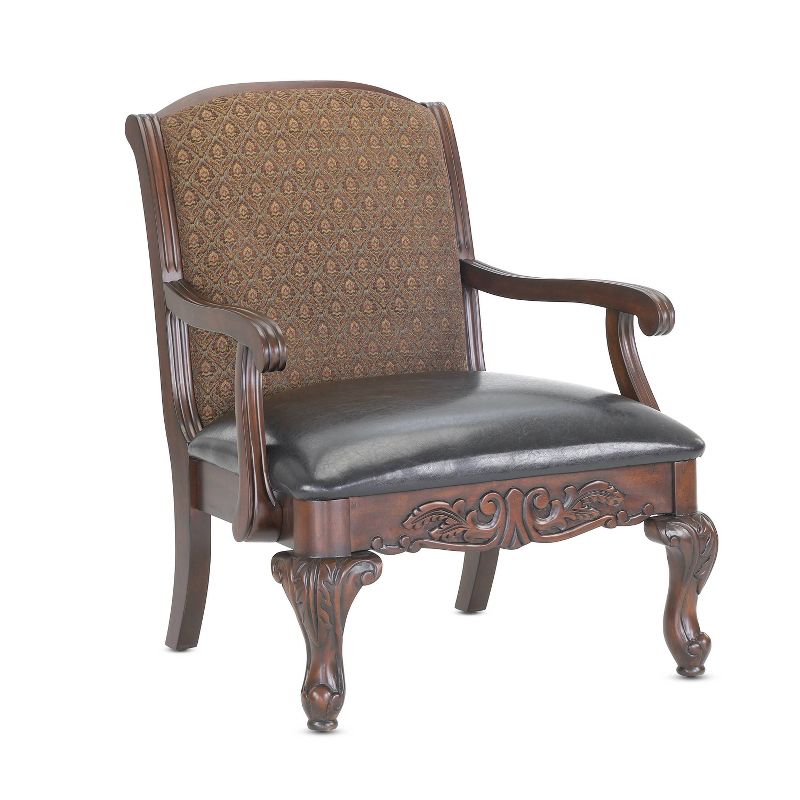 Comfort Pointe Liza Arm Chair Brown, 1 of 6
