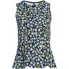 Lands' End Women's Sleeveless Starfish Peplum Top - 3 of 3