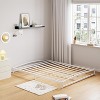 Heavy Duty Metal Platform Beds, Low Bed Frame with Sturdy Steal Slats, No Box Spring Needed, Noise-Free, Easy Assembly - Black - 3 of 4