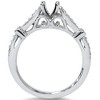 Pompeii3 1/10ct Diamond Vintage Engagement Setting Platinum - 2 of 4