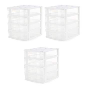 Clear Stackable Organizers Junk Drawer Starter Kit