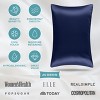 1 Pc 100% Mulberry Silk Pillowcase for Hair and Skin, 19 Momme Silk - Bare Home - 4 of 4